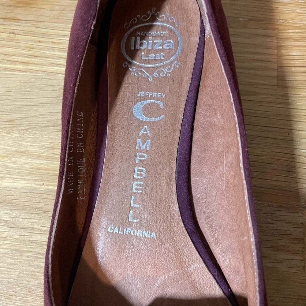 Jeffrey Campbell Deep Burgundy Flats - Picture 3 of 7
